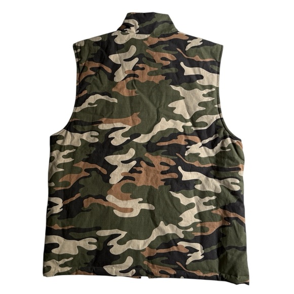 CAT Men’s WWR Ripstop Outdoor Vest In Camouflage 3XL Gorpcore Fishing Camping - Picture 10 of 12